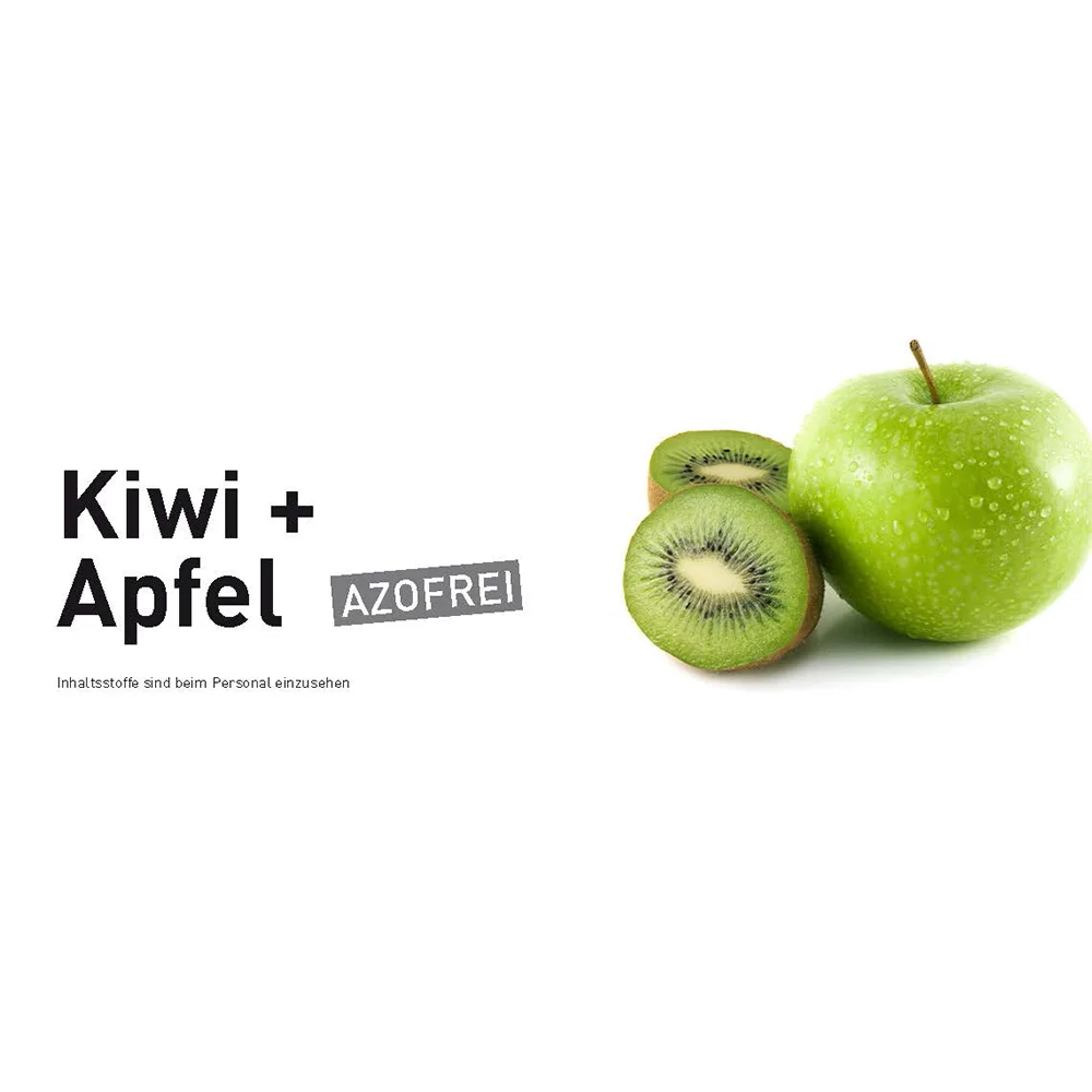 Sortenschild - Apfel-Kiwi für Slush Maschinen