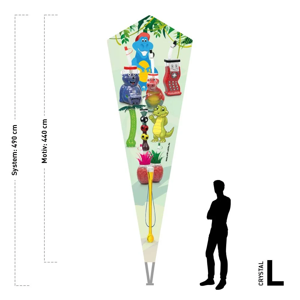 Werbefahne 150 x 440 cm "Slush in Yardcups"