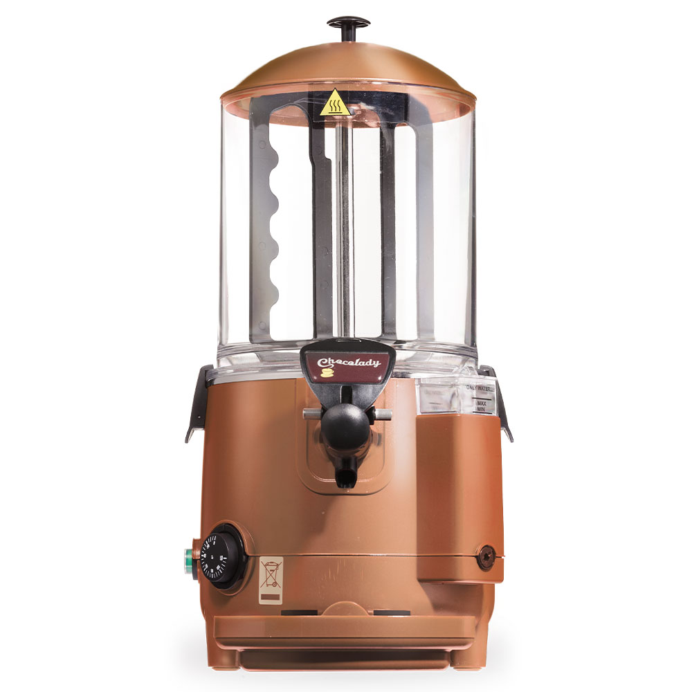 Chocolady 10 L - Schokoladendispenser Ausführung Kupfer