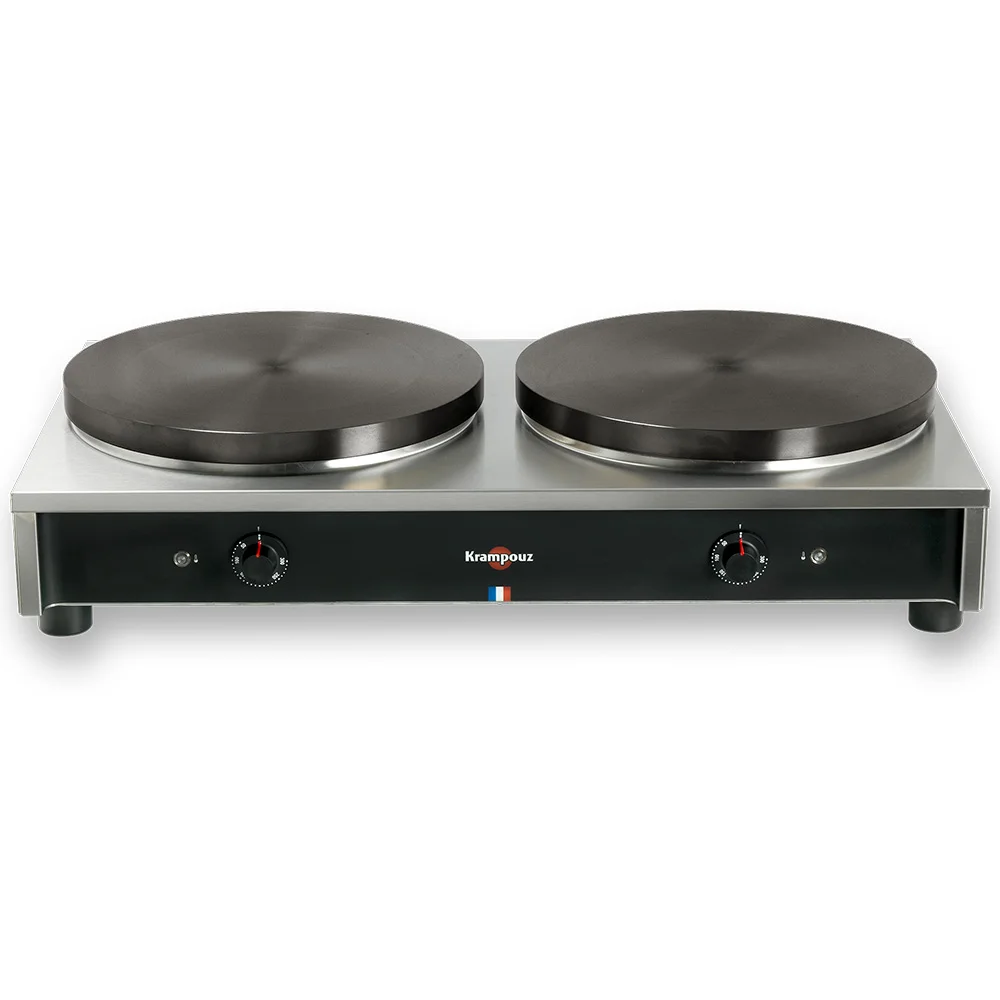 Power-Crêpes-Elektro II, 400V, 7,2 kW, 40cm - eckiger Korpus
