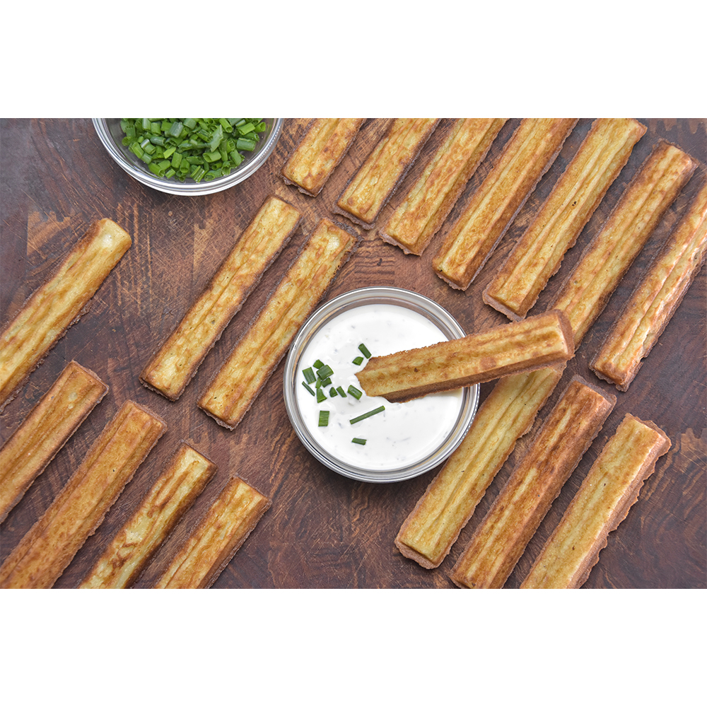 Waffeleisen 16 "Sticks" Waffeln - Serie 180° - Quergerät -