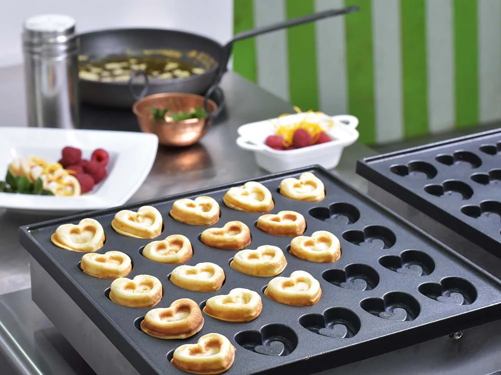 Heartbreaker,Cuccina Magica Backgerät für Poffertjes in Herzform