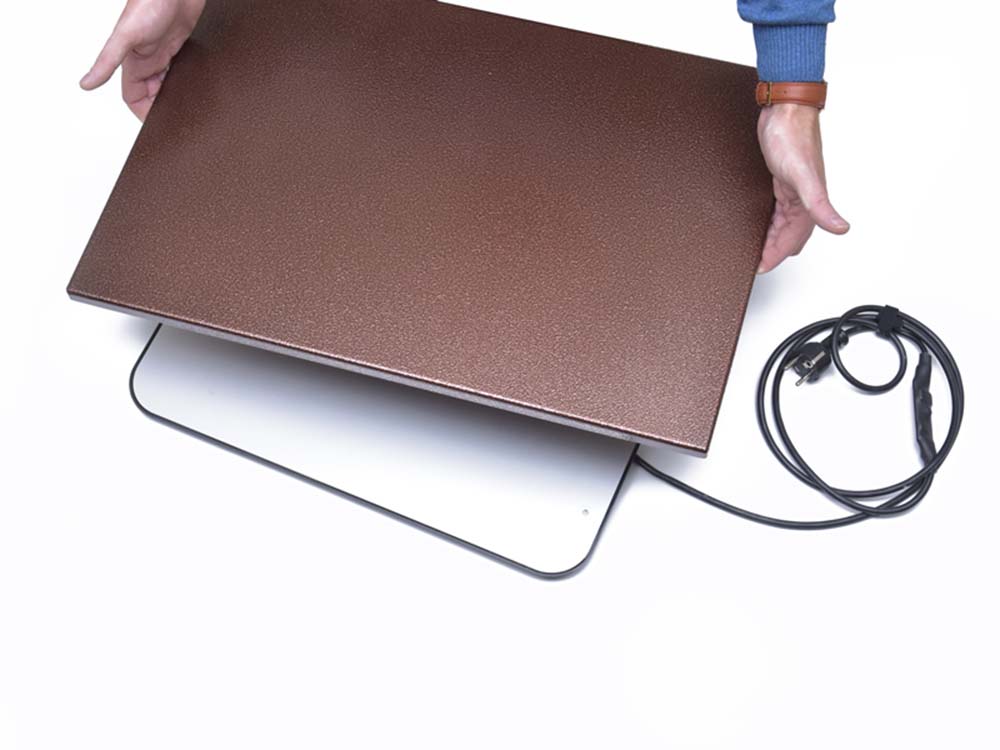 Heizplatte Slim-Line mit Temperaturregelung, 200 Watt