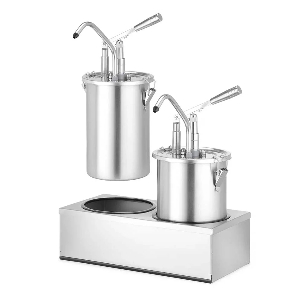 Hebeldosierspender mit 2x Behältern je 4,5L in einem Gestell