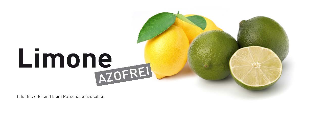 Sortenschild - Limone azofrei für Slush Maschinen