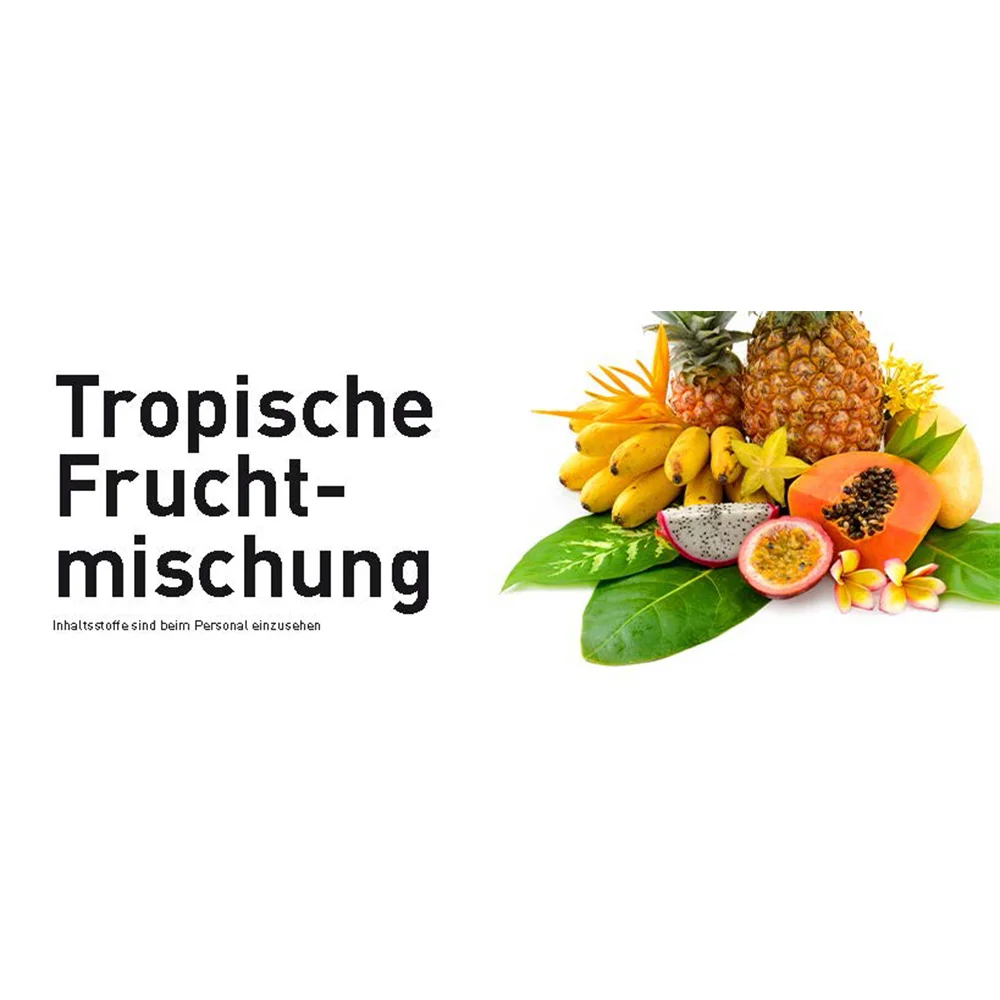 Sortenschild - Tropische Fruchtmischung für Slush Maschinen