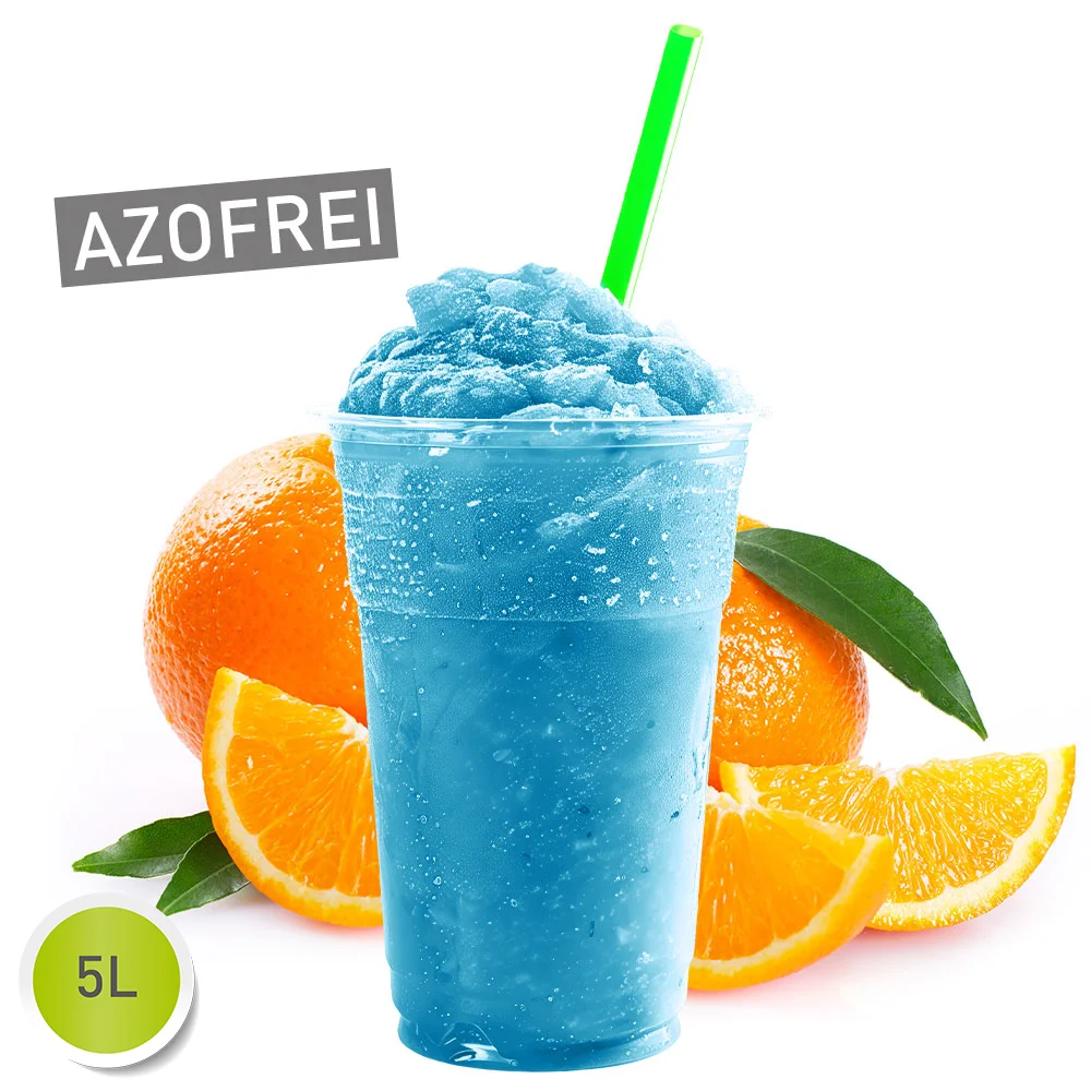 Das blaue Wunder (Orange) - Slush Sirup - 5 Liter, azofrei