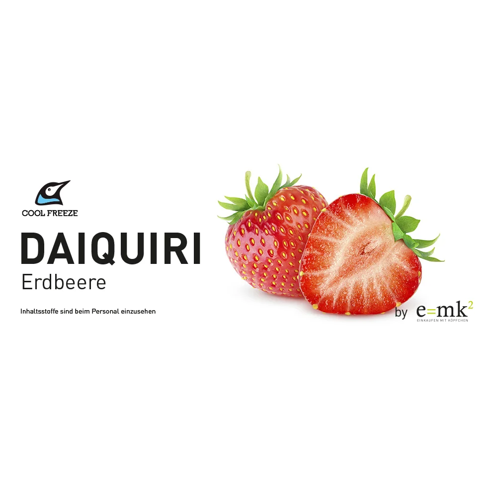 Sortenschild - Daiquiri (Erdbeere) für Slush Maschinen