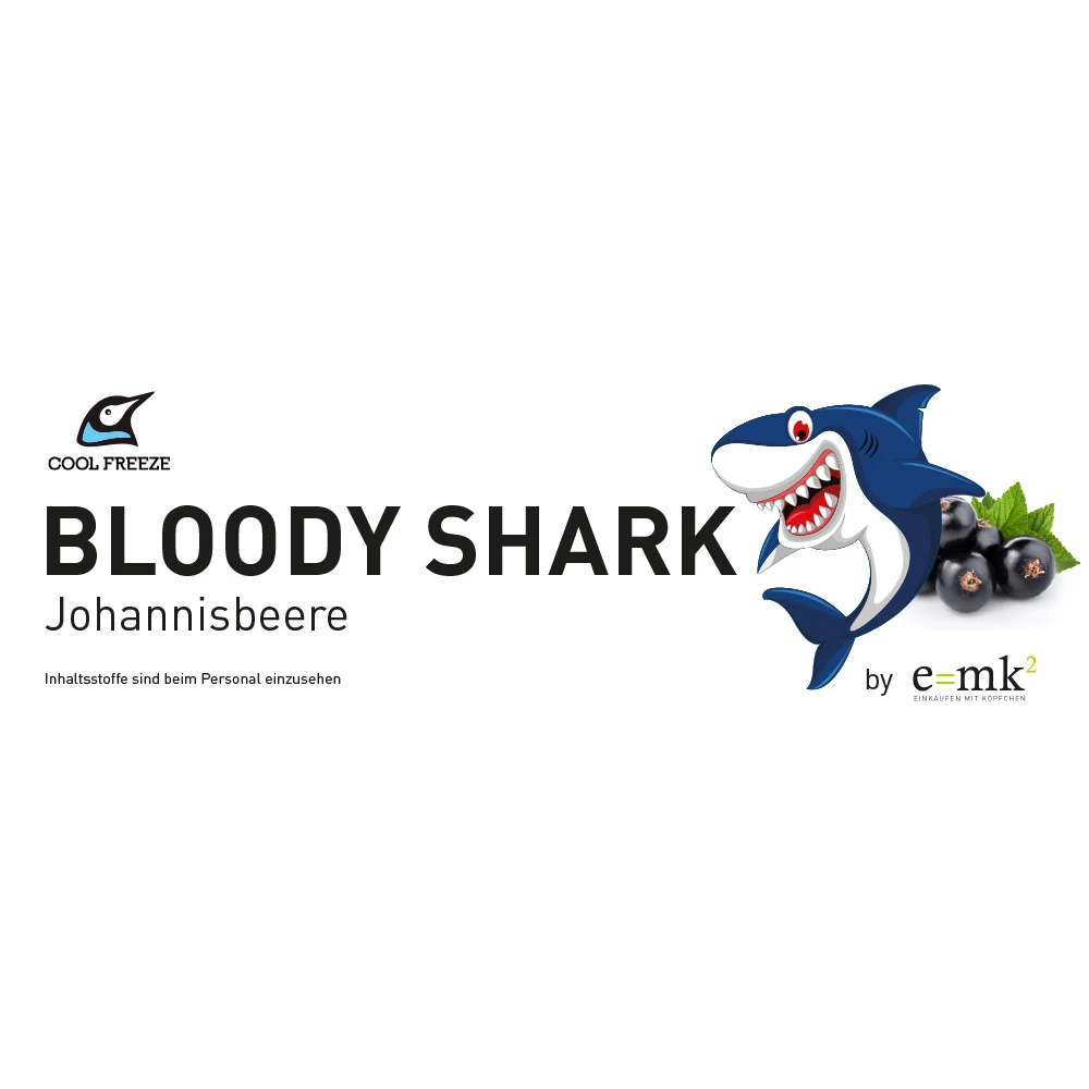 Sortenschild - Bloody Shark (Johannisbeere) azofrei Slush Maschinen