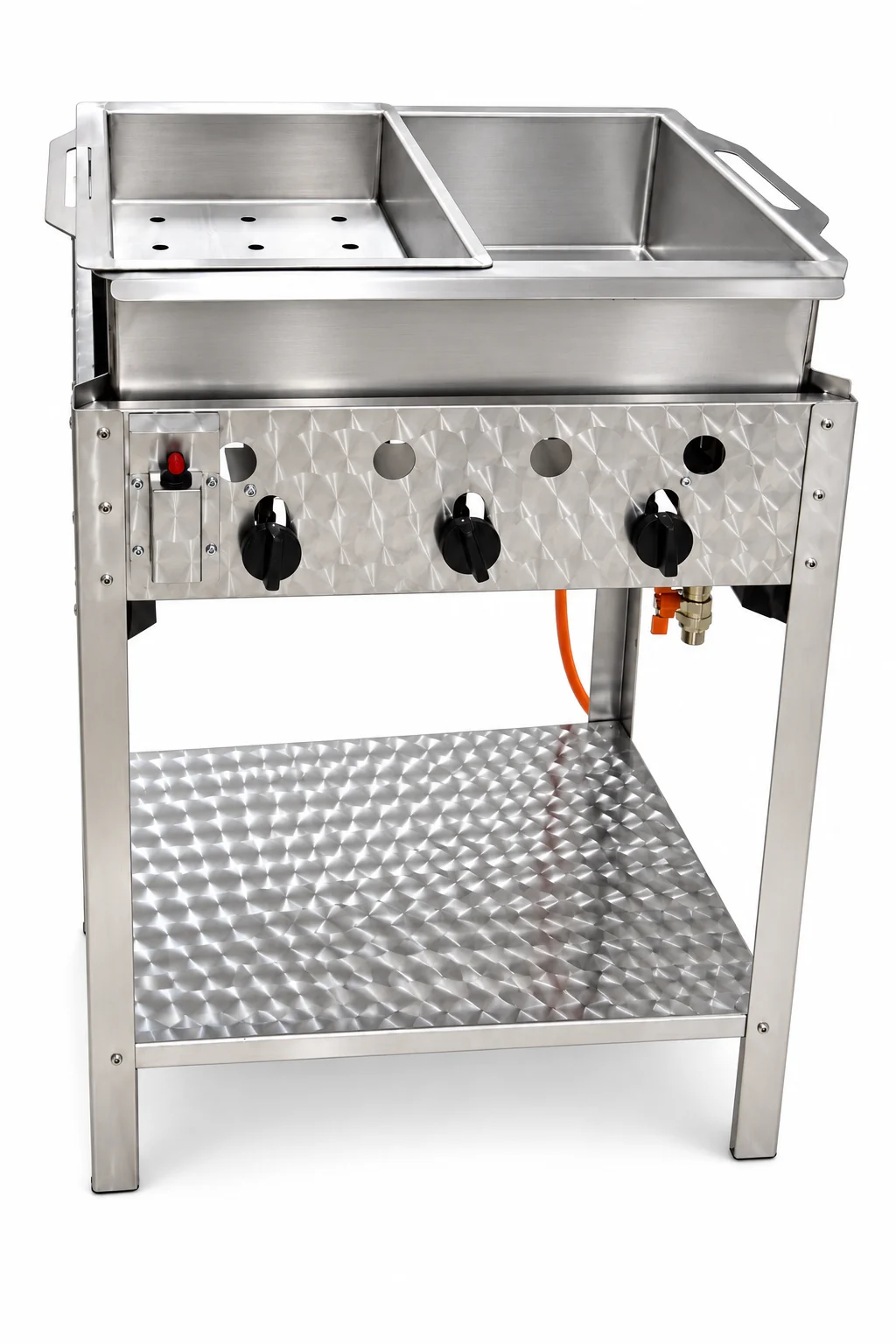 EmK Maroni-Ofen 12 kW – Edelstahl-Standgerät mit Wasserbad