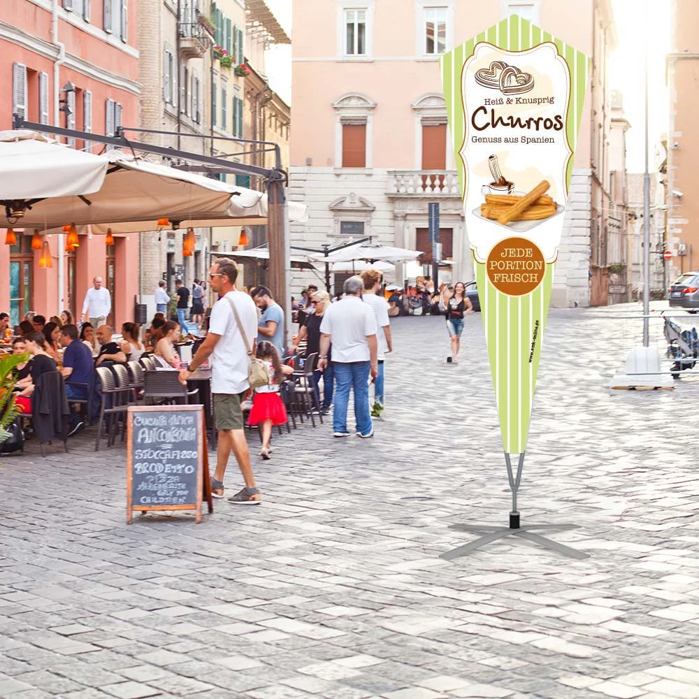 Werbefahne 150 x 440 cm "Churros"