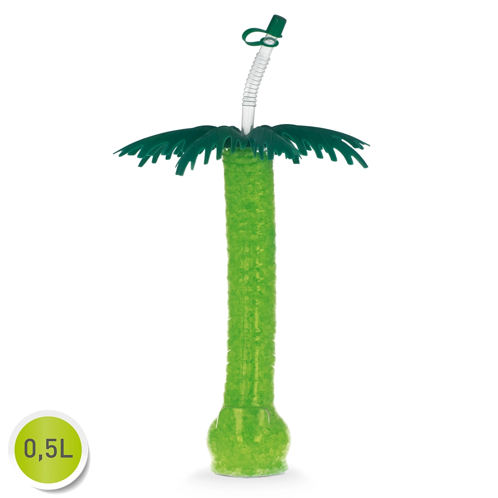Mehrwegbecher Yardcup „Hawaii-Palme“ 0,5 Ltr.