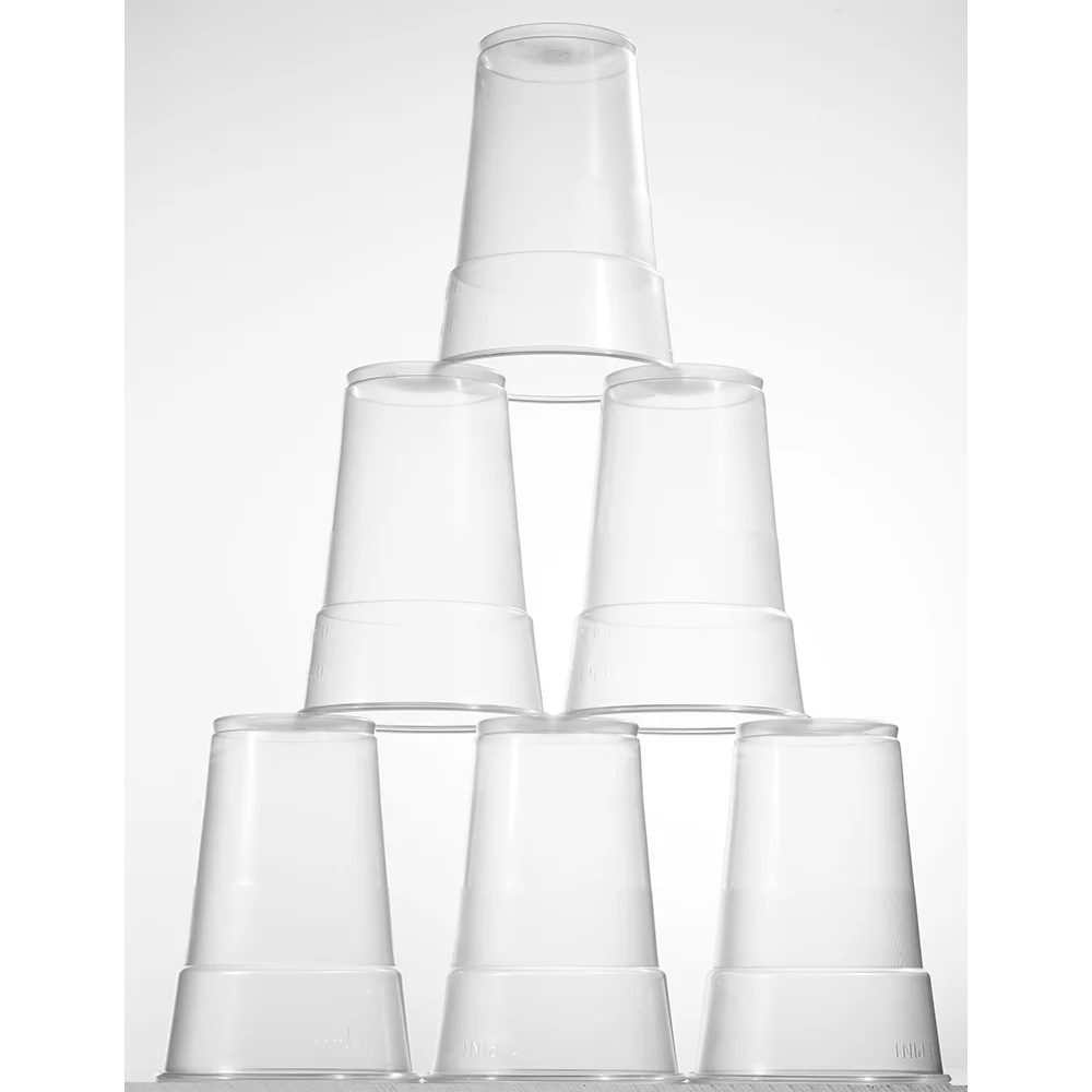 Ausschankbecher 0,5L PP Einwegbecher 500mL - Beutel mit 50 Stück