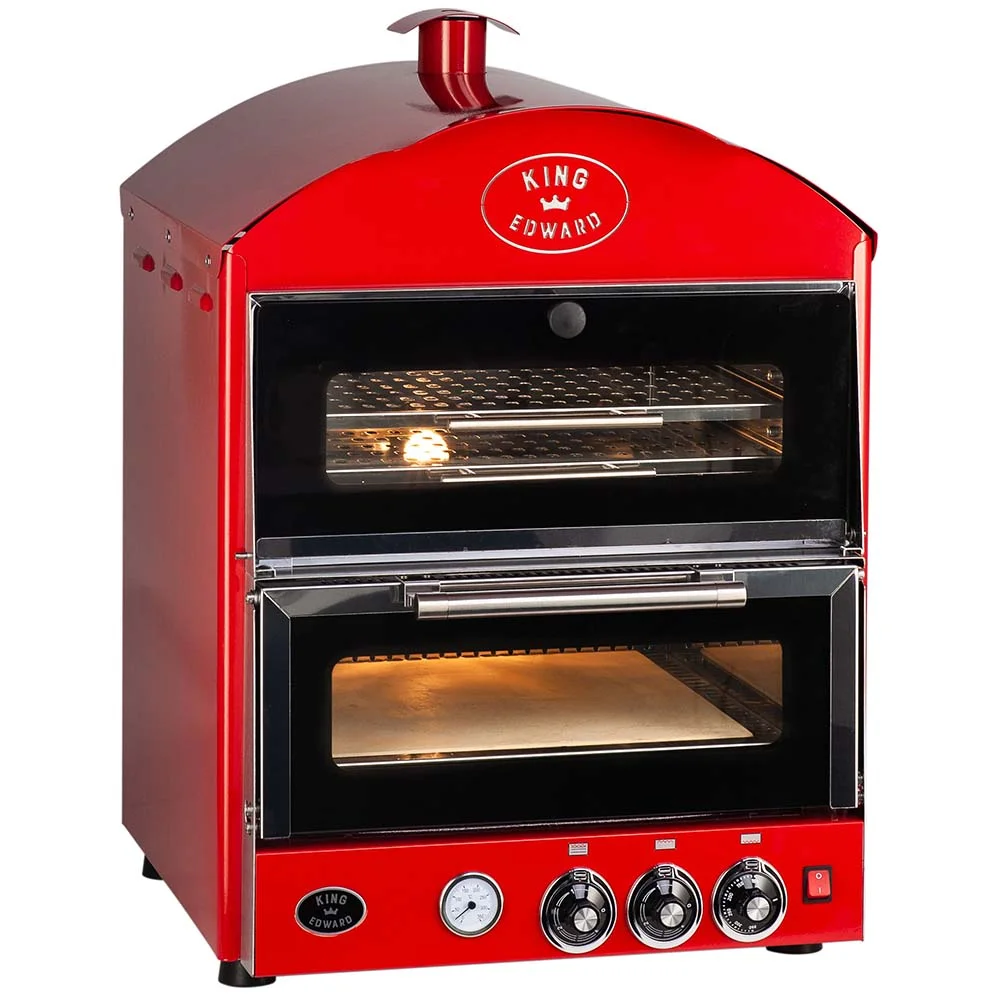 Neumärker King Edward Vintage Pizzaofen PK1W | mit Warmhaltefach 