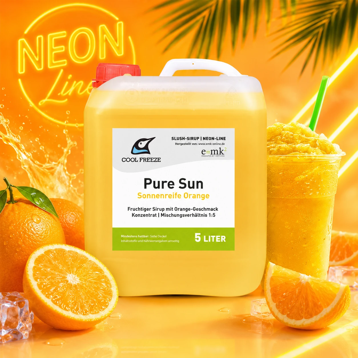 Pure Sun (Orange) - Slush Sirup - 5 Liter