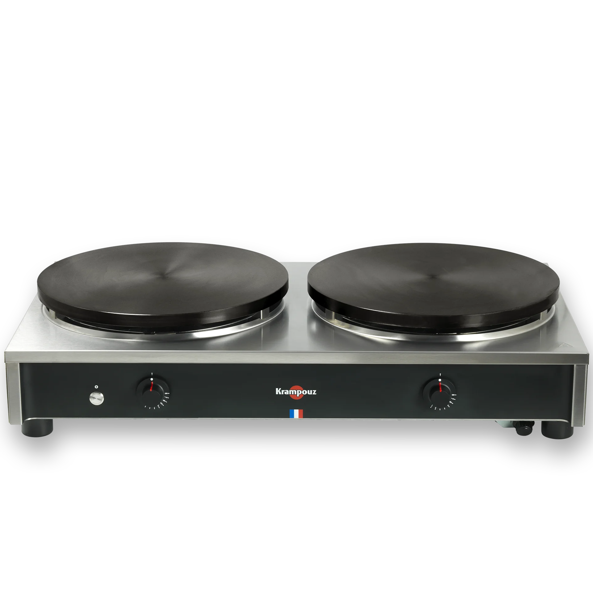 Basic-Crêpes-Gas II, 10 kW, 40cm, 6-fach Brenner - eckiger Korpus