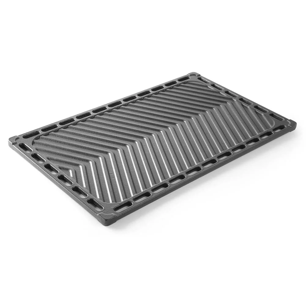 Gusseisengrillplatte für Hendi Green Fire Grillgeräte 2/1