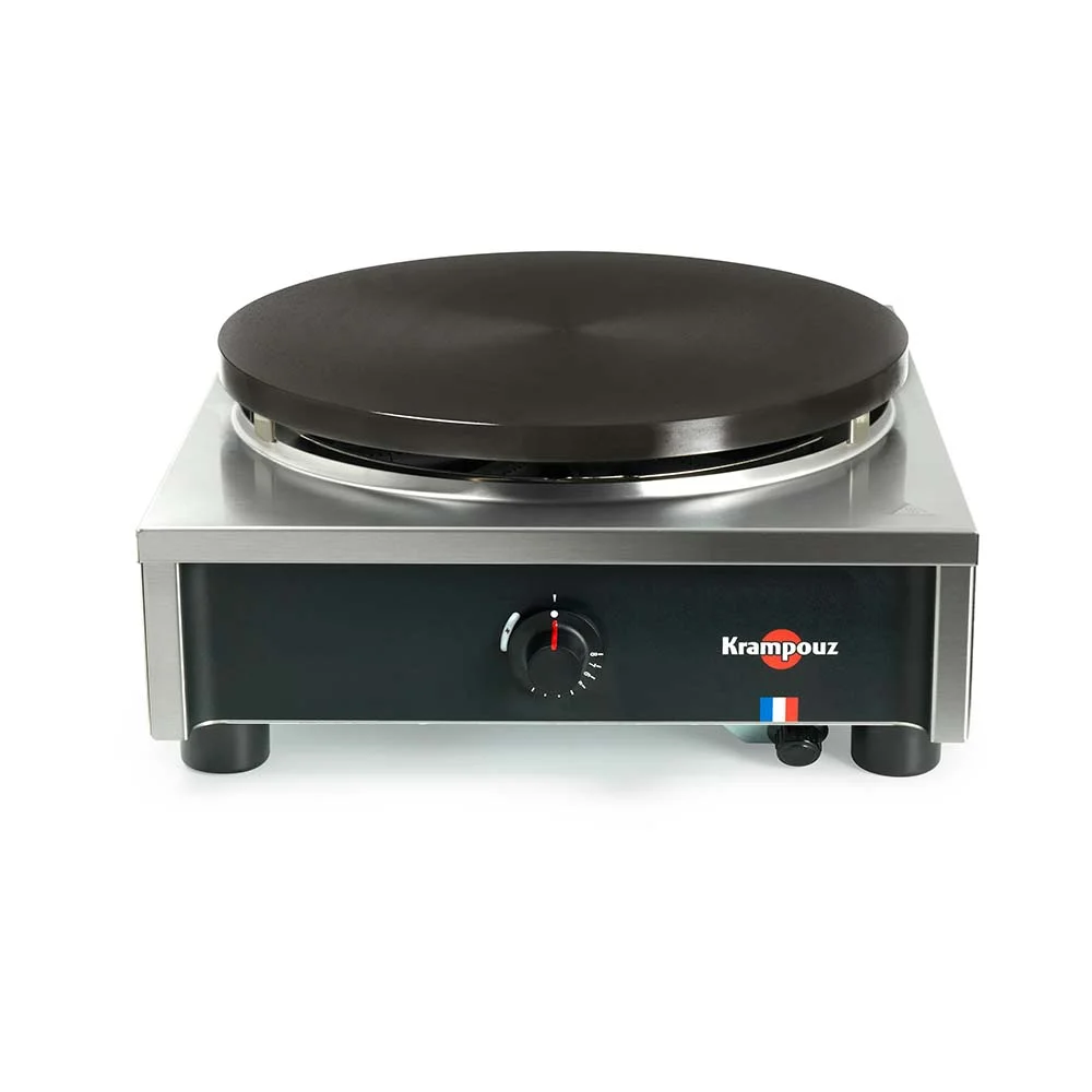 Power-Crêpes-Gas I - 5,5 kW, 40cm - eckiger Korpus -8-fach Brenner