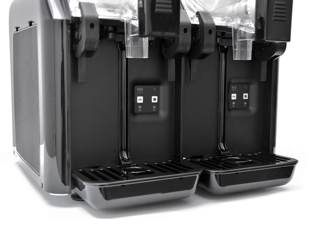 BigBiz II Slush Maschine – GREEN line, schwarz