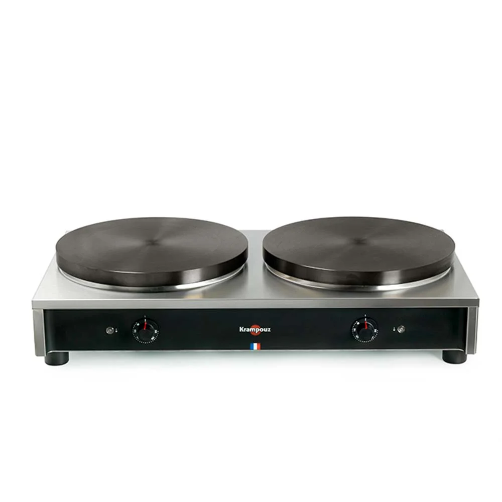 Power-Crêpes-Elektro II, 2x 230V, 7,2 kW, 40cm - eckiger Korpus