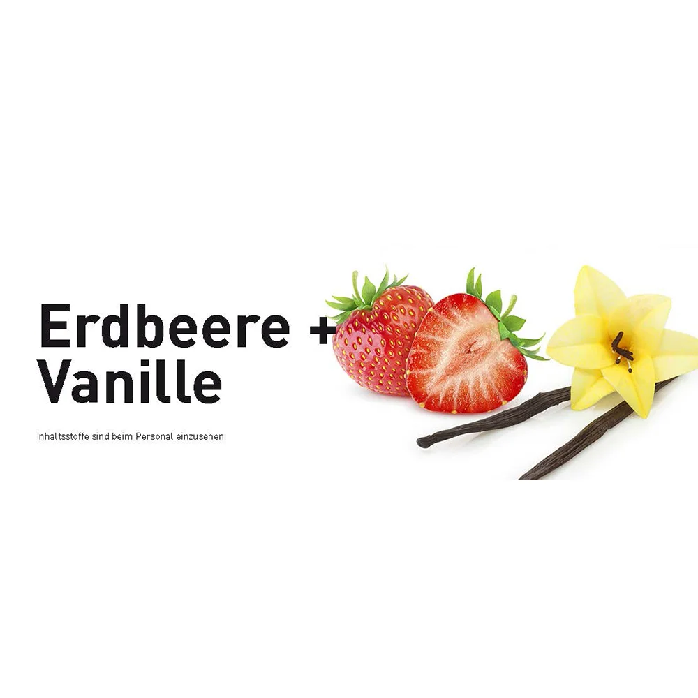 Sortenschild - Erdbeer-Vanille für Slush Maschinen