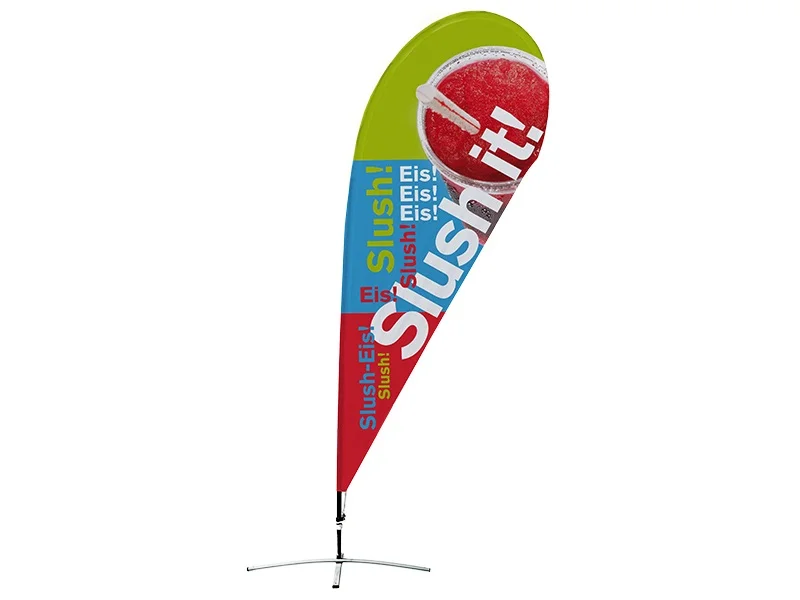 Werbefahne 95 x 205 cm "Slush"