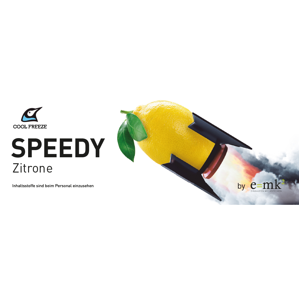 Sortenschild - Speedy (Zitrone) für Slush Maschinen