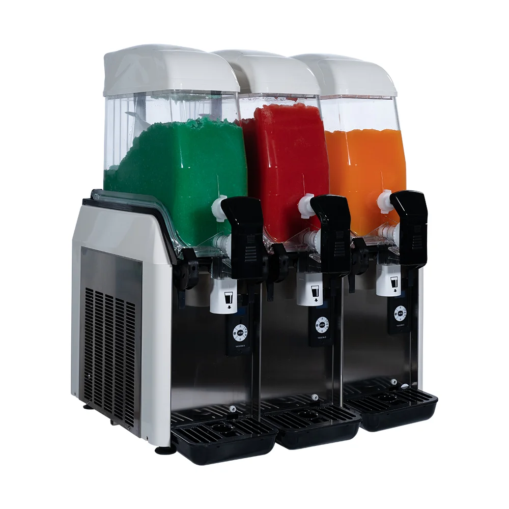 First Class III Slush Maschine – GREEN line, weiss 