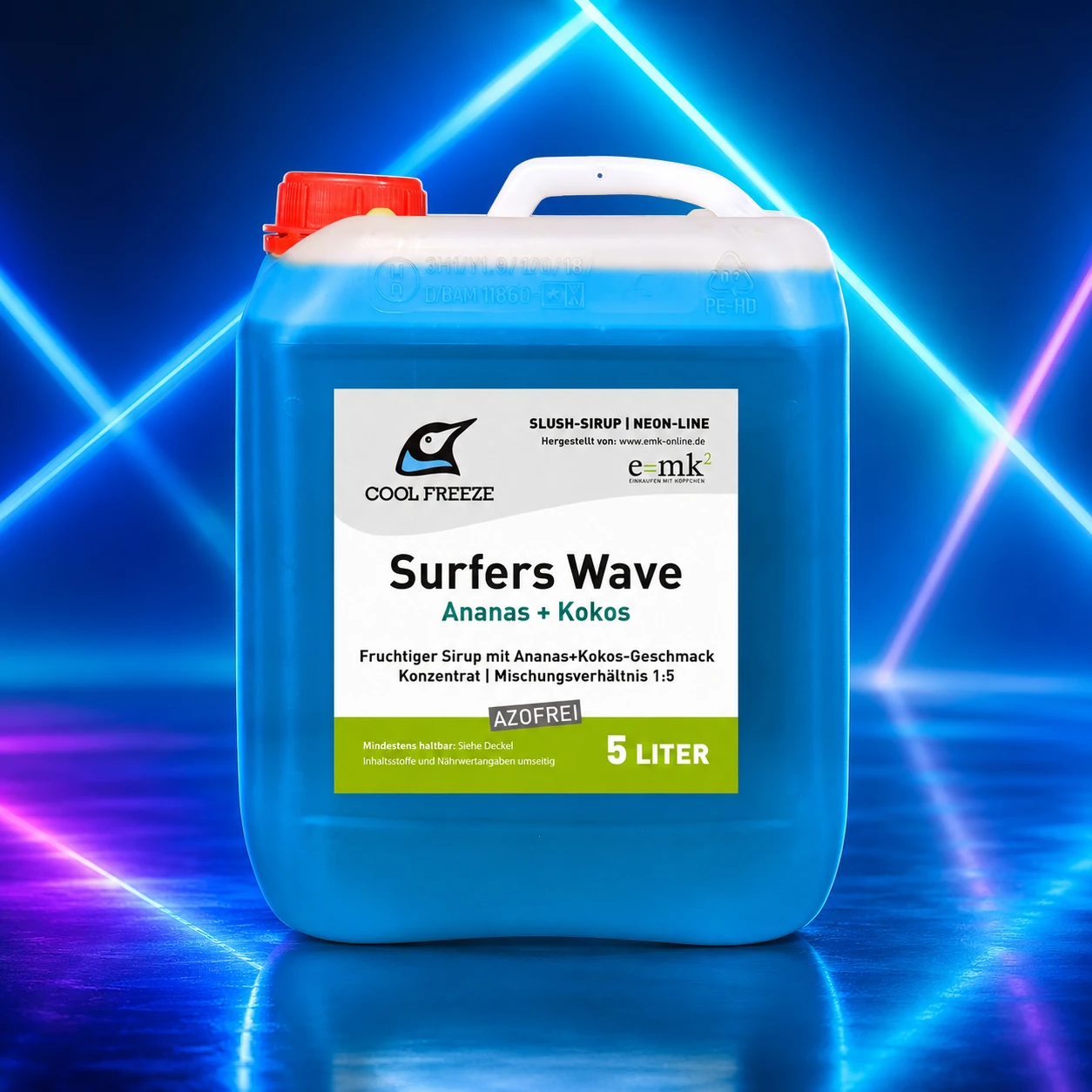 Surfers Wave (Ananas-Kokos) - Slush Sirup - 5 Liter, azofrei