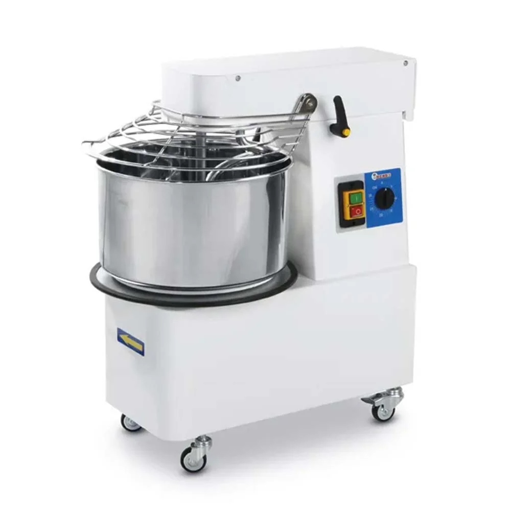 Teigknetmaschine mit anhebbarem Kopf und entnehmbarem Kessel mit 32L