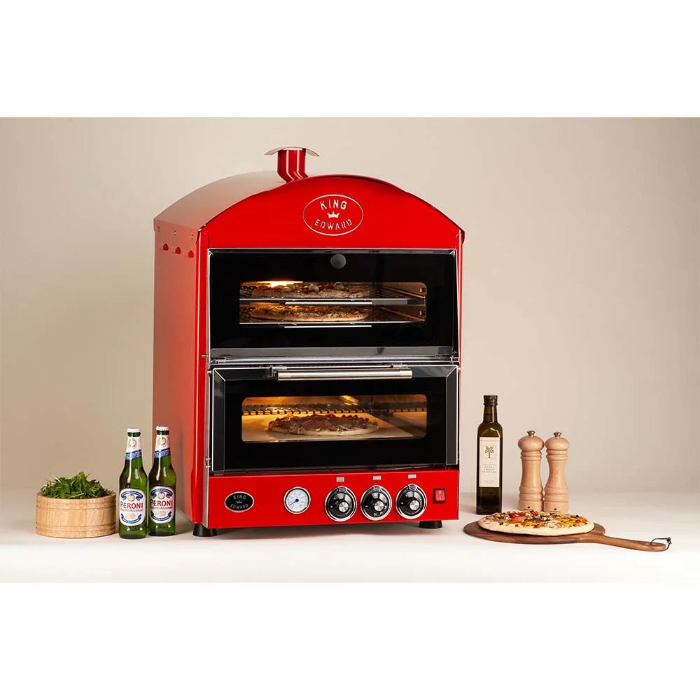 Neumärker King Edward Vintage Pizzaofen PK1W | mit Warmhaltefach 
