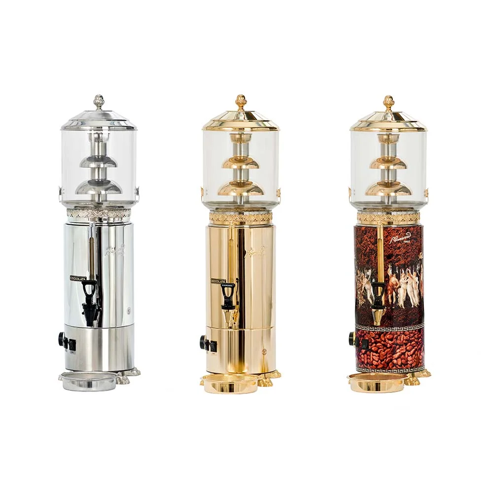 Chocolatière Famosa Gold, 5 Liter mit Schokobrunnen