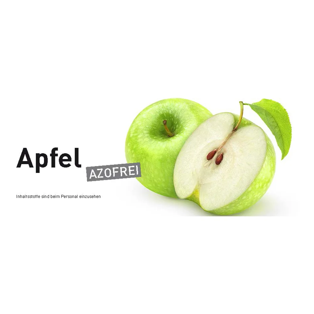Sortenschild - Apfel azofrei für Slush Maschinen