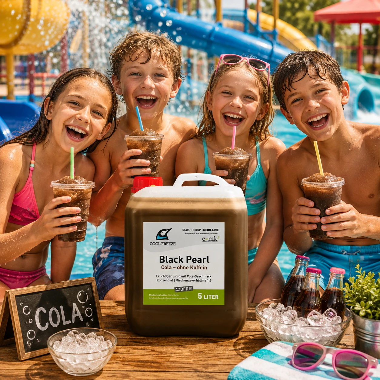 Black Pearl (Cola) - Slush Sirup - 5 Liter, azofrei