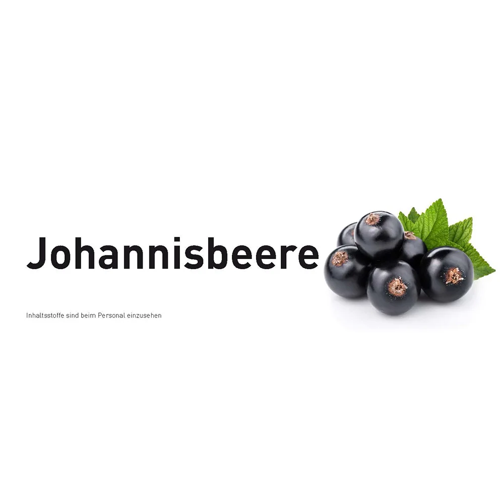 Sortenschild - Johannisbeere für Slush Maschinen