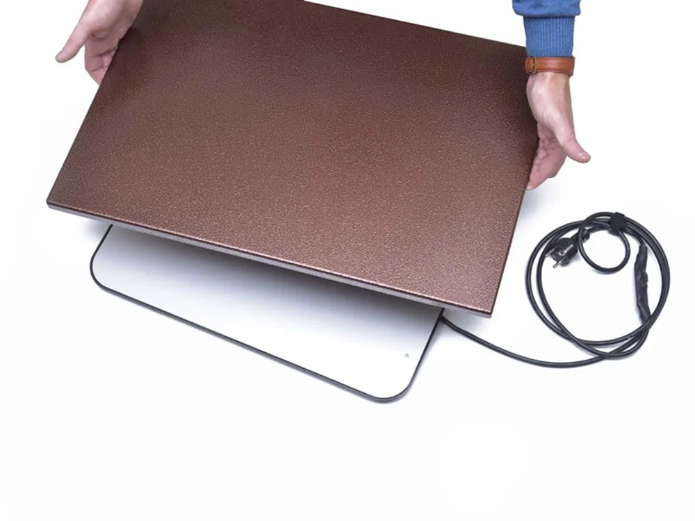 Heizplatte Slim-Line mit Temperaturregelung, 200 Watt