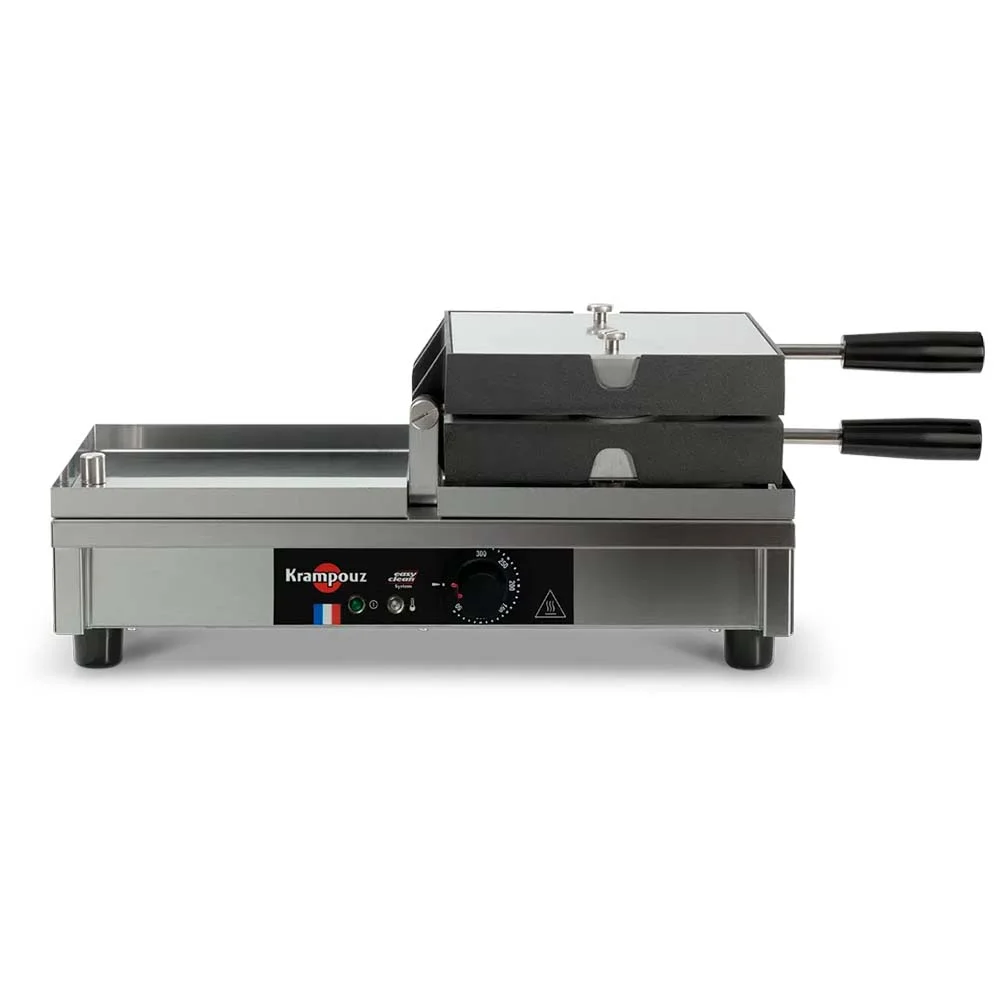Waffeleisen 1 x Bubble Waffle - Serie 180° - Quergerät - 