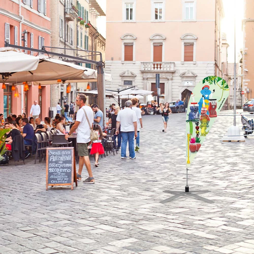 Werbefahne 95 x 205 cm "Slush in Yardcups"