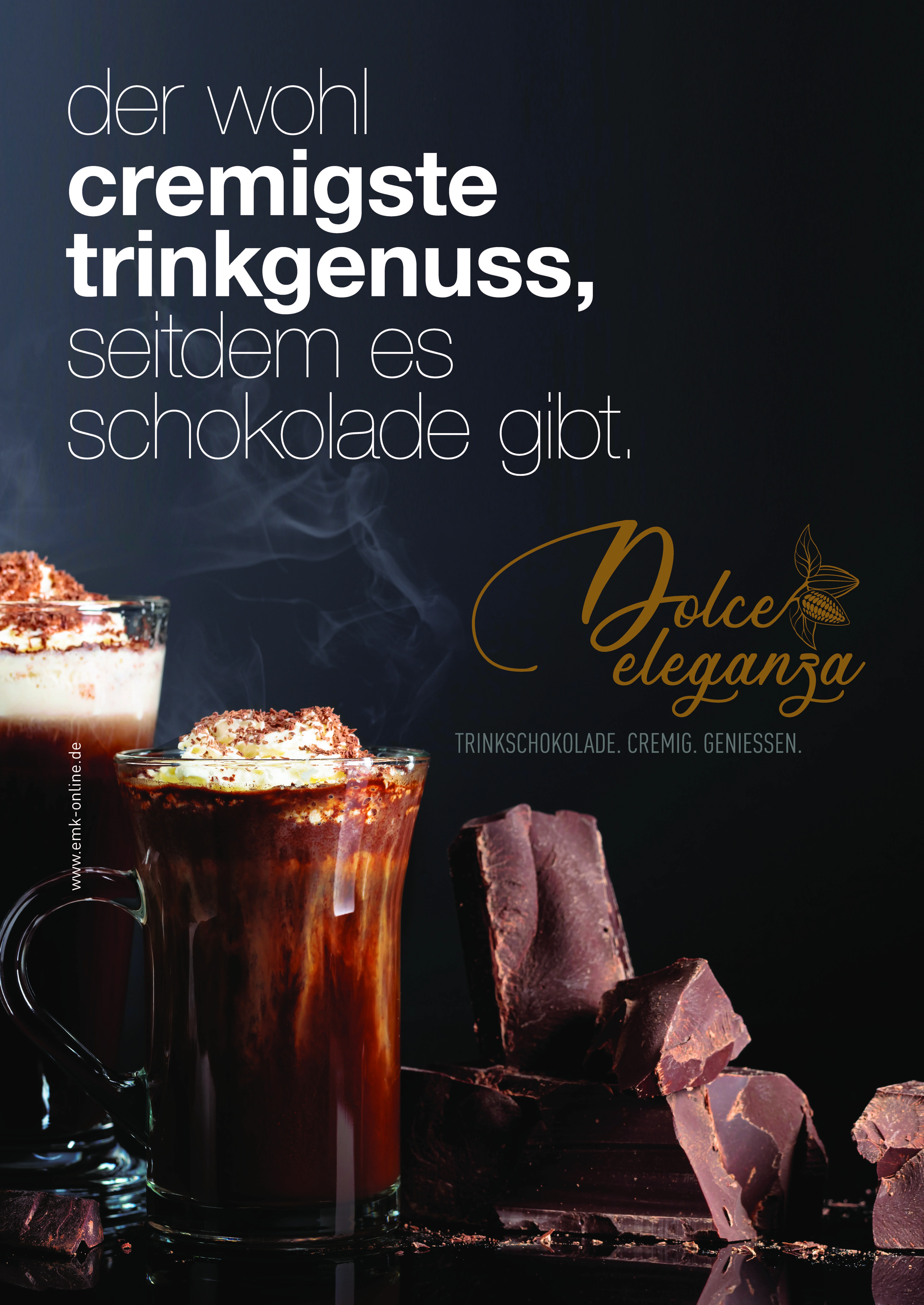 Plakat A1 Dolce Eleganza, beidseitig matt kaschiert, HQ 250g