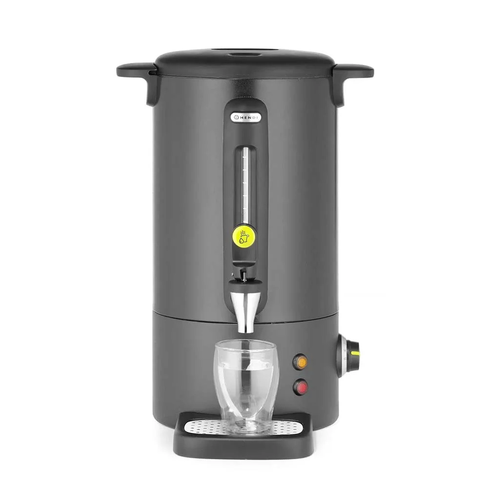 Wasserkocher / Heißgetränkebereiter, 9L,  mattschwarzes Design