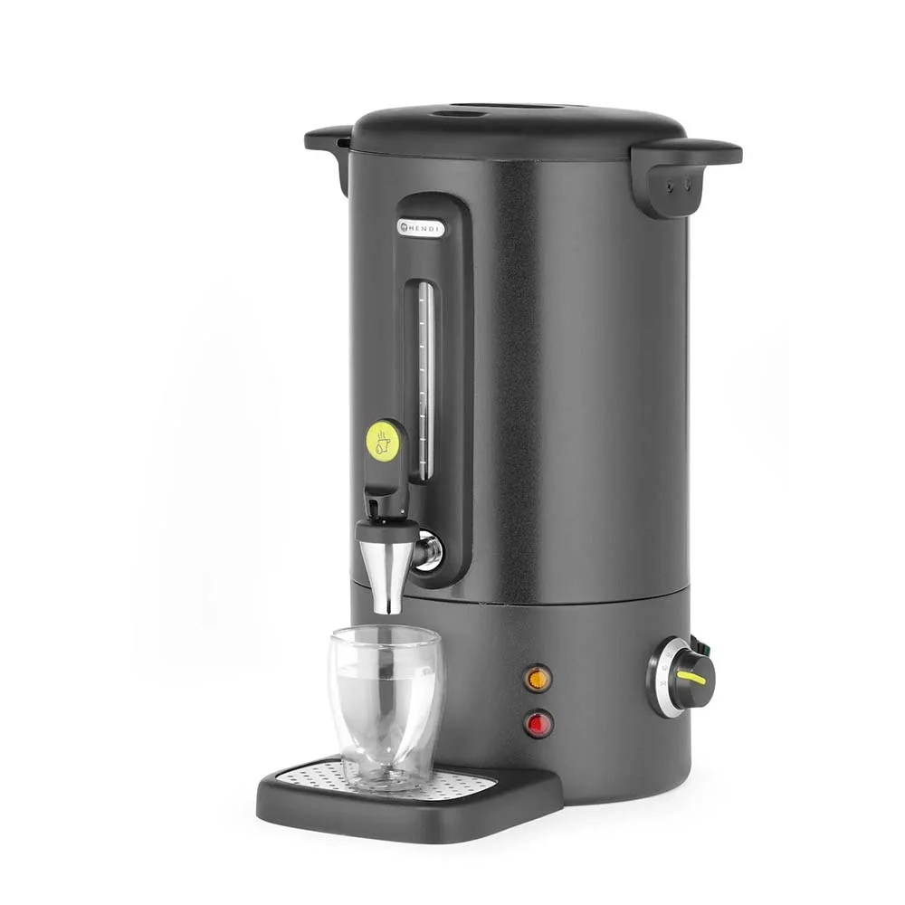 Wasserkocher / Heißgetränkebereiter, 9L,  mattschwarzes Design