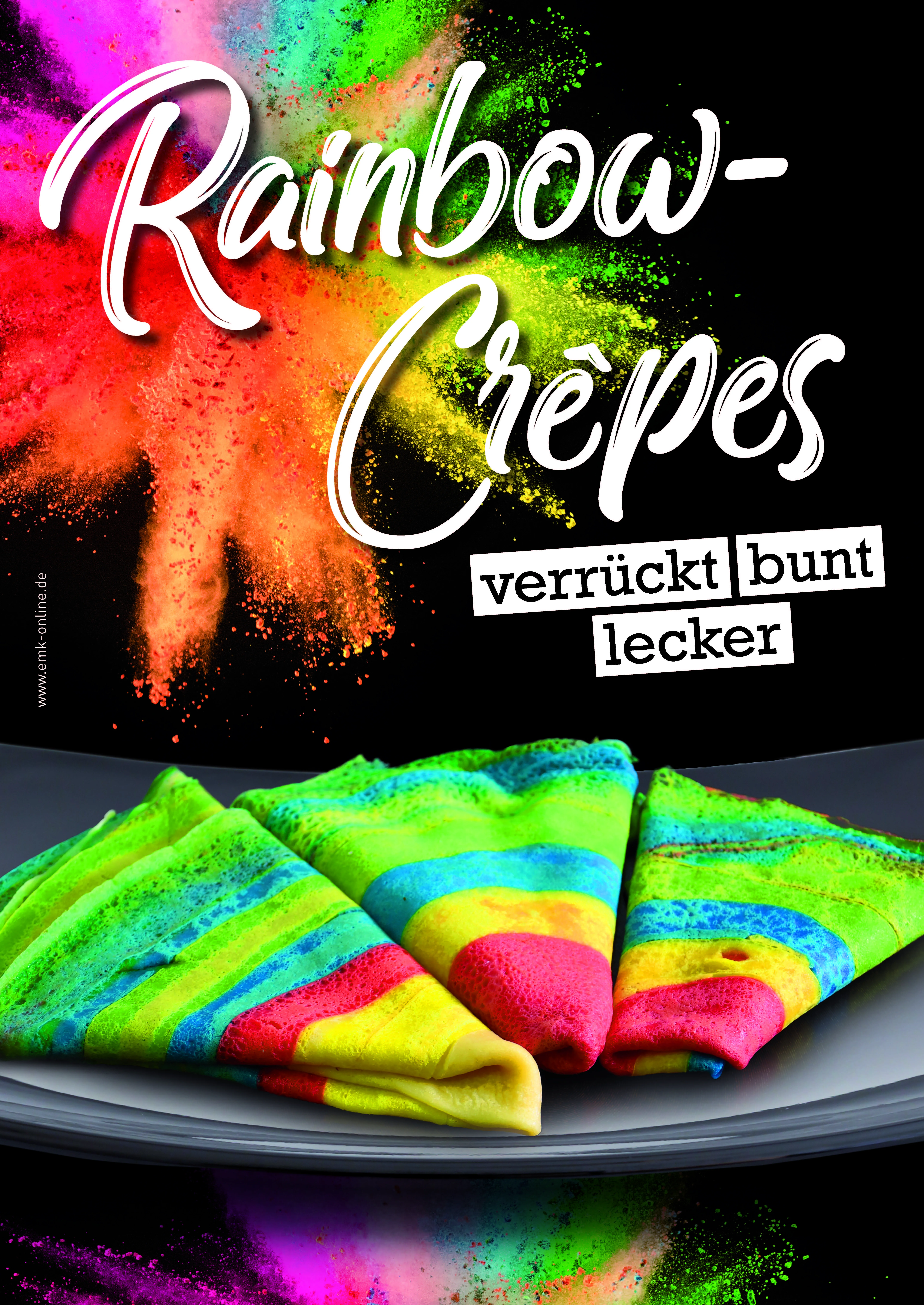 Plakat A1 Rainbow Crêpes, kaschiert, HQ 250g 