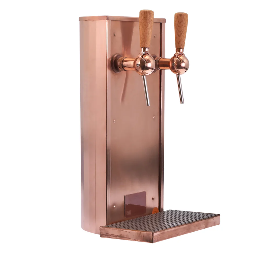 Zapfsäule "La Colonne II" für 2-leitige Glühwein-Durchlauferhitzer