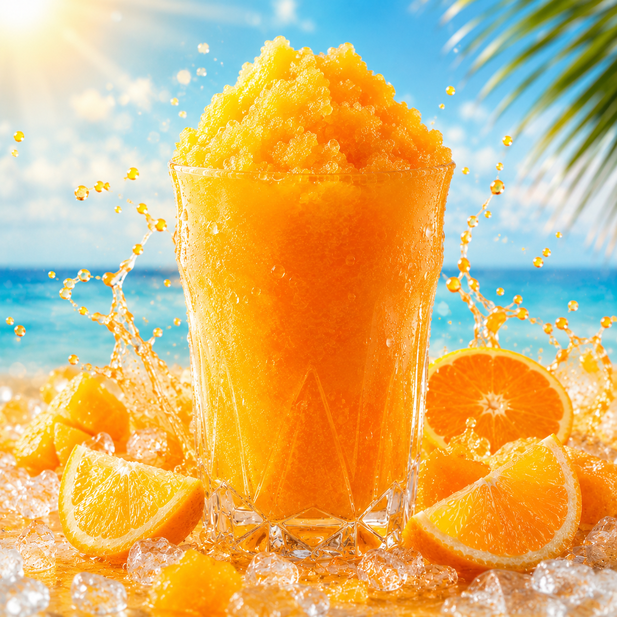 Orange Splash - Slush Sirup - 5L, mit Fruchtsaftkonz., o. Farbstoffe