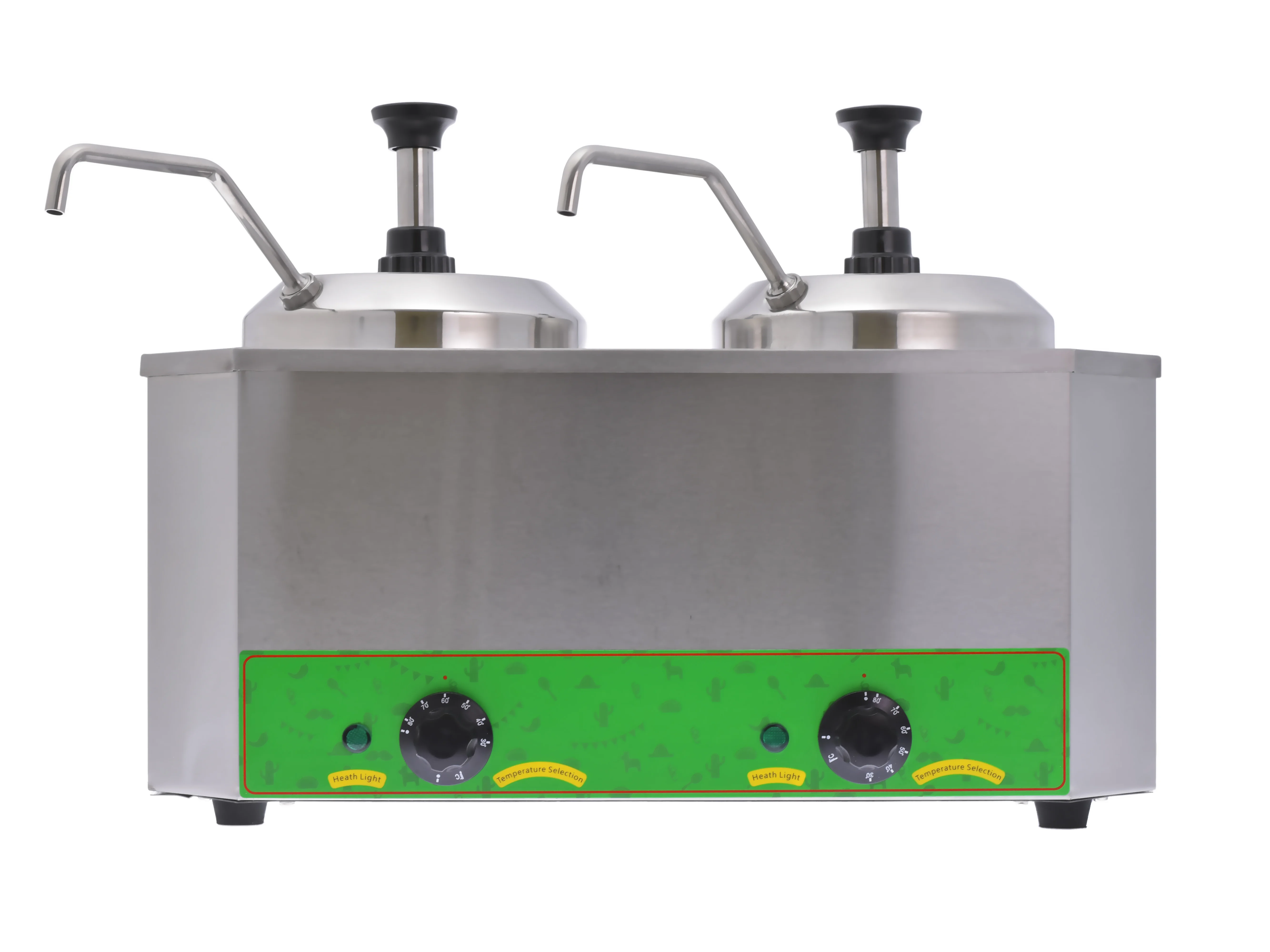 Saucendispenser, beheizt, für zwei Produkte