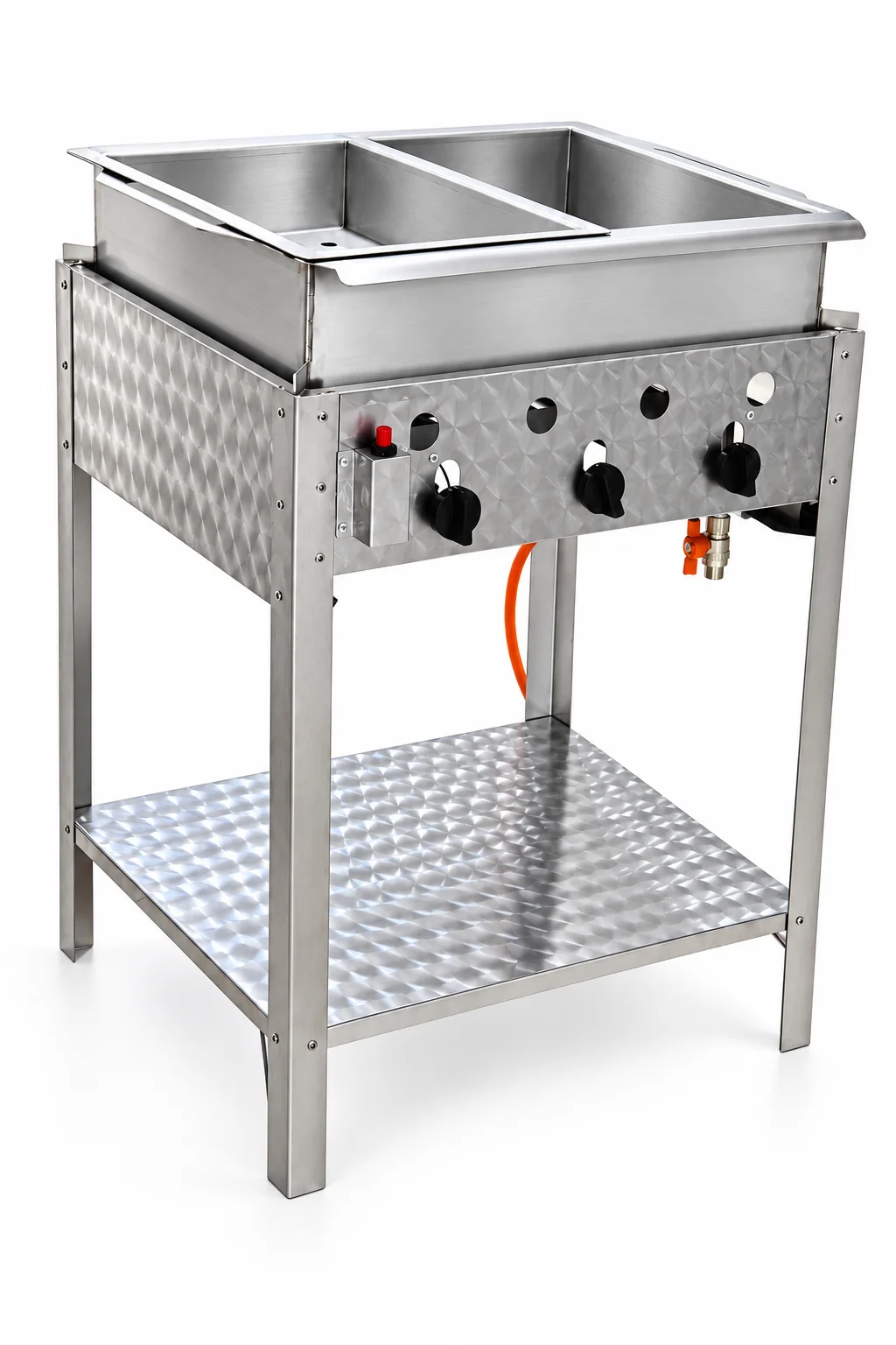EmK Maroni-Ofen 12 kW – Edelstahl-Standgerät mit Wasserbad
