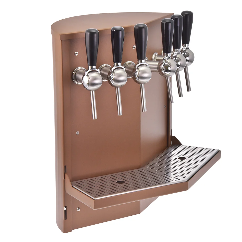 Zapfsäule "La Colonne VI" für 2x 3-leitige Glühwein-Durchlauferhitzer