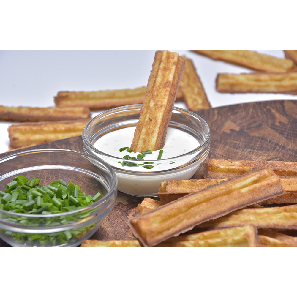 Waffeleisen 16 "Sticks" Waffeln - Serie 180° - Quergerät -