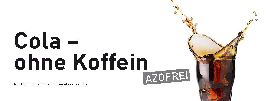 Sortenschild - Cola-ohne Koffein azofrei für Slush Maschinen