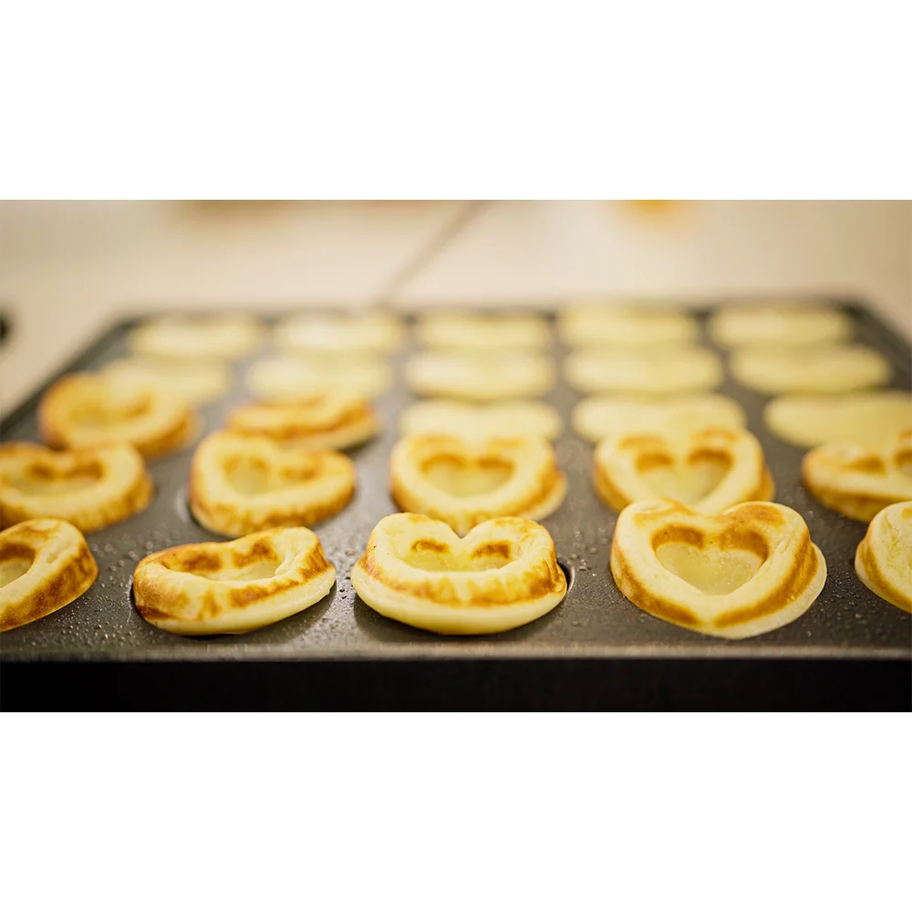 Heartbreaker,Cuccina Magica Backgerät für Poffertjes in Herzform